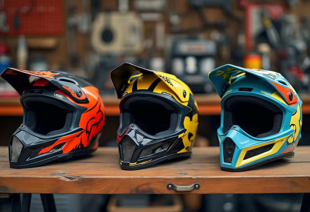 casque moto-cross fox